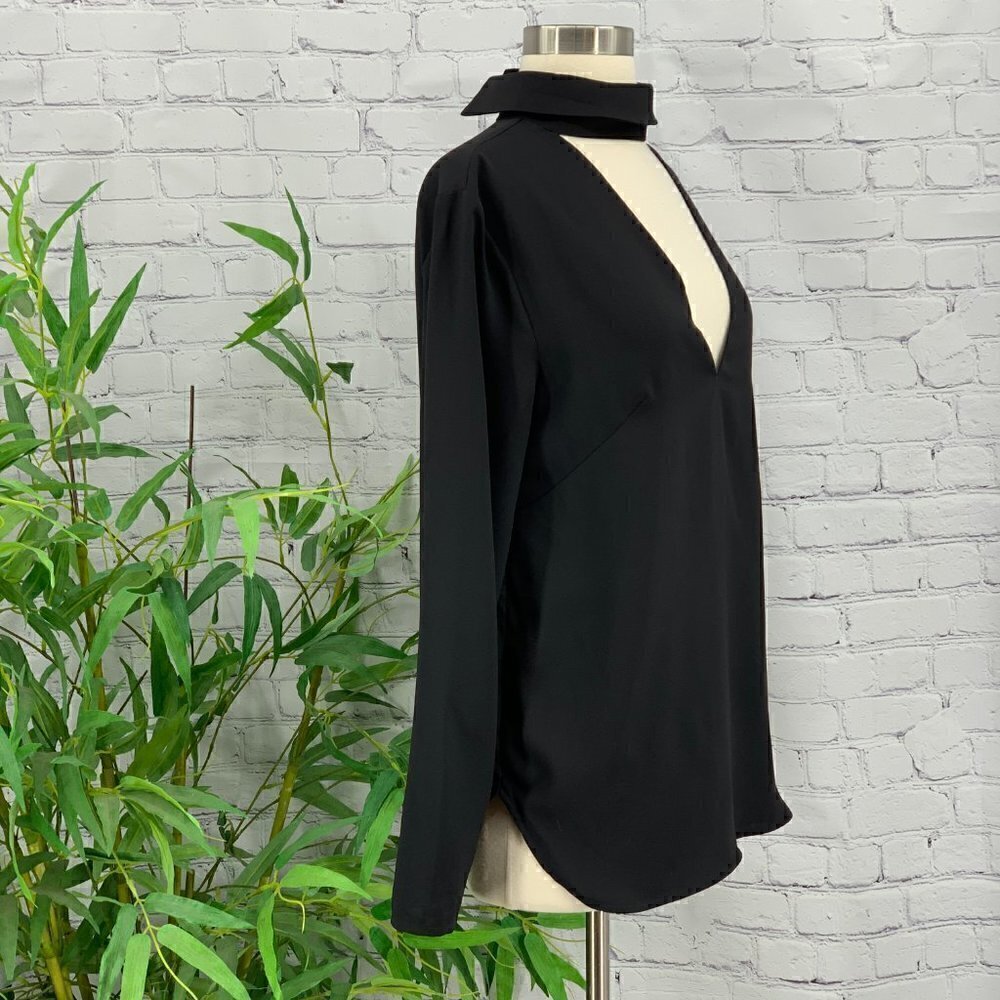C/Meo Collective Black Long Sleeve Blouse - Picture 2 of 6